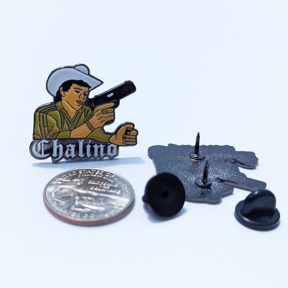 Pin Chalino Pin For Caps Clothing Enamel Badge Sanchez Mexican Pin Mexico - Picture 3 of 5